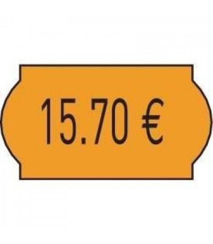 Etiquettes 26x12S jaune rouleau 1500 étiquettes R.2612SFP15GI
