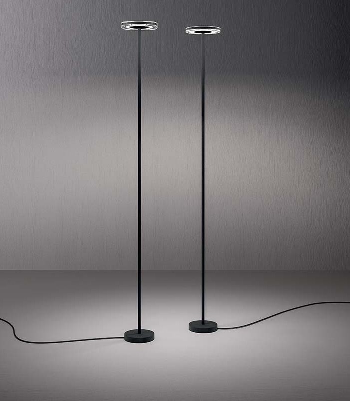 Lampadaire LED méthacrylate Ø120