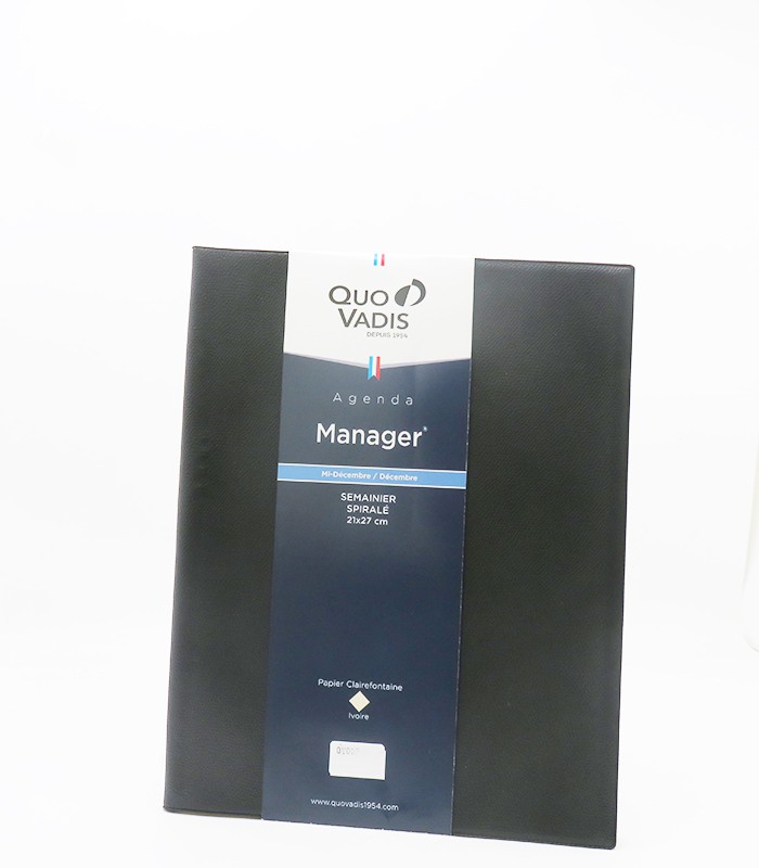 Agenda manager 21x27cm semaine/2 pages couverture impala *R.371093Q