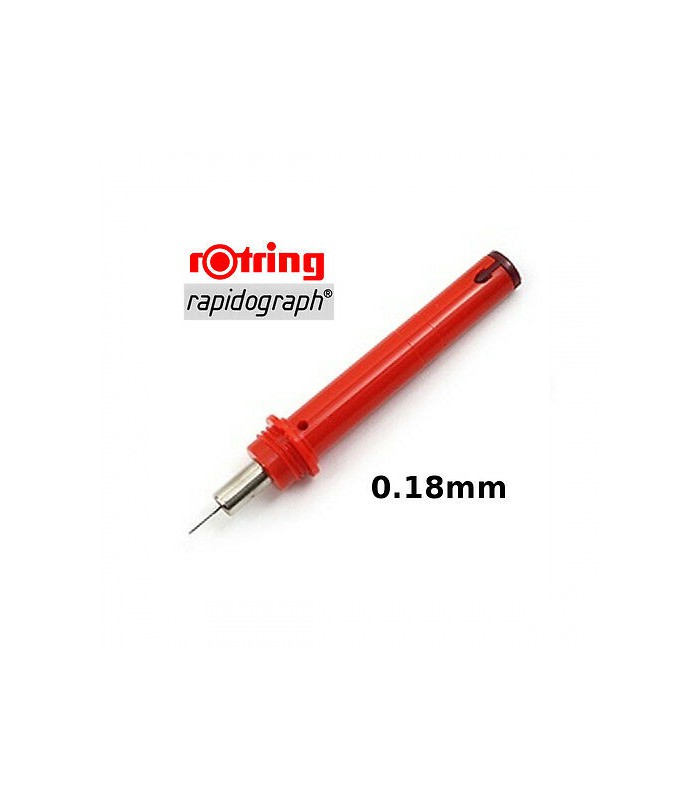Pointe dessin 0.18mm rapido rouge R.755018