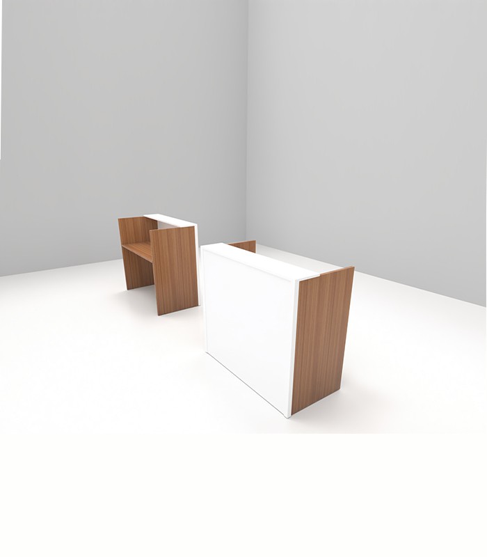 Comptoir L128 x P64 x H113 OFFIDEA noyer canaletto  