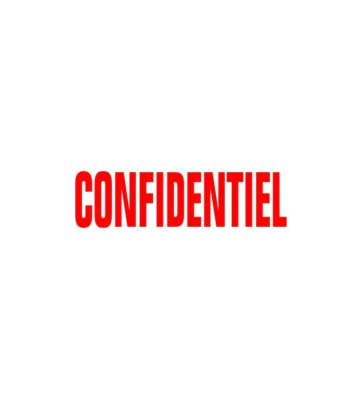 Cachet printer ( CONFIDENTIEL ) R.OAN-FR103