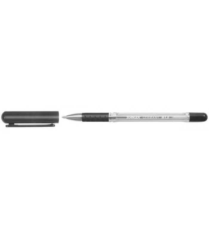Stylo bille moyen noir softgrip R.300006  XXX