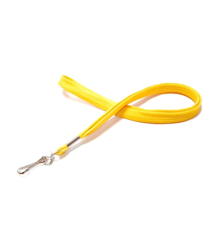 Cordon à mousqueton 43cm jaune boucle détacha/crochet R.1437283