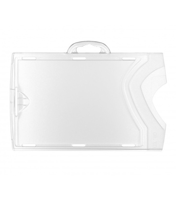 Badge rigide 86x54mm cristal dépoli R.1454256   IDX140V  