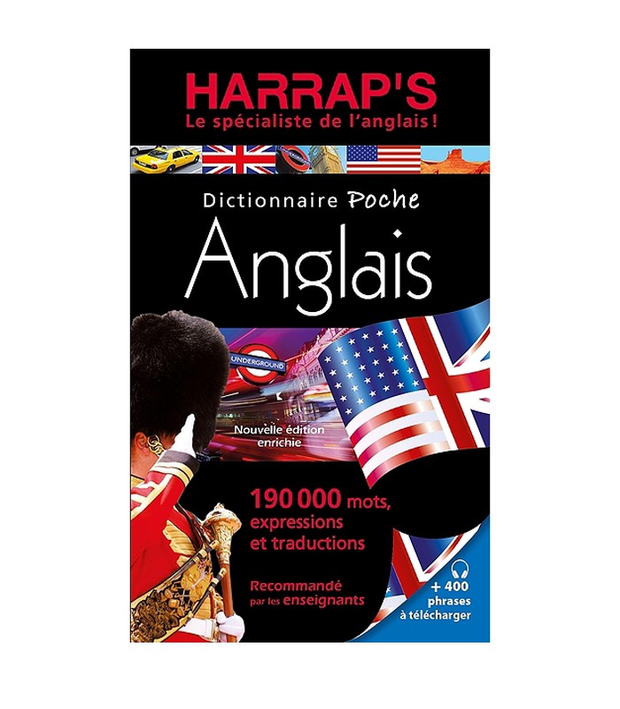 Dictionnaire Harrap's Poche  Anglais - Français 