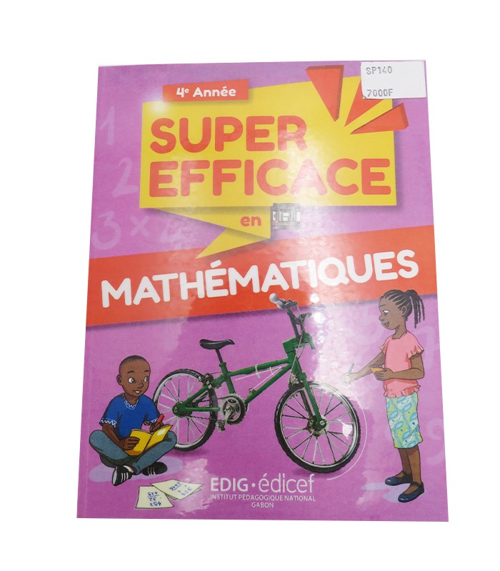 Edig - 4ème année - Super efficace en Maths - Elève