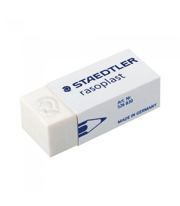 Gomme plastique blanche 43x19x13mm R.526B30