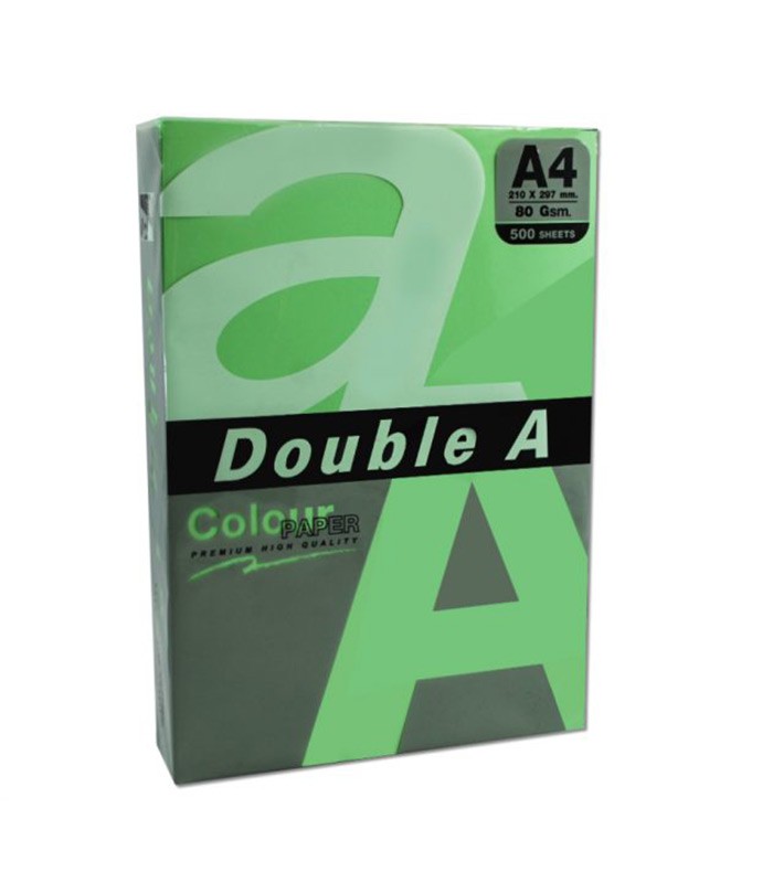 Papier copieur A4 80g vert émeraude paquet de 500 feuilles XXX