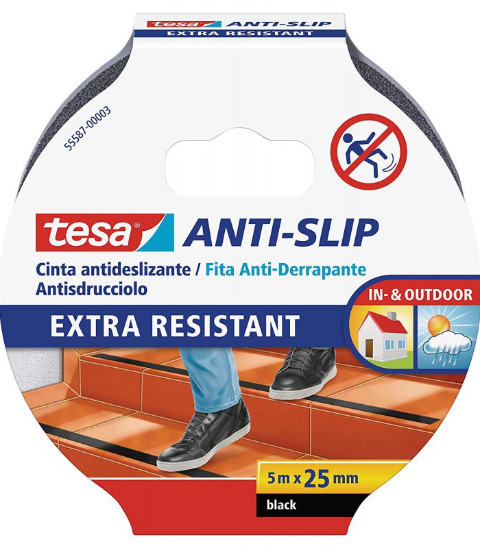 Adhésif anti dérapant 25 mm x 5 m noir R.55587-00