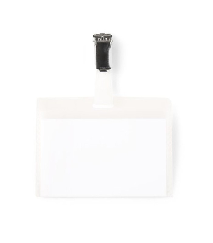 Badge avec pince 90x60mm paquet de 25 R.200500XXX