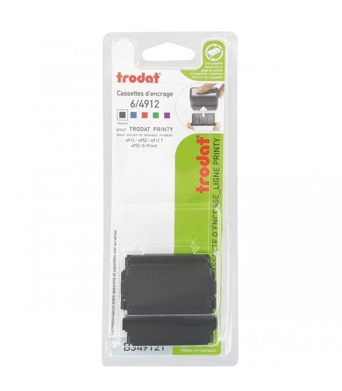 Cassette encrage 6/4912 rouge pour 4912-4952-496201-04  