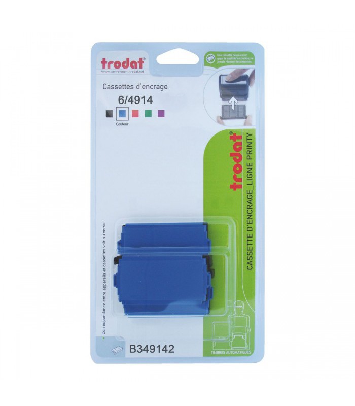 Cassette encrage 6/4914 rouge pour 4914-4954 XXX
