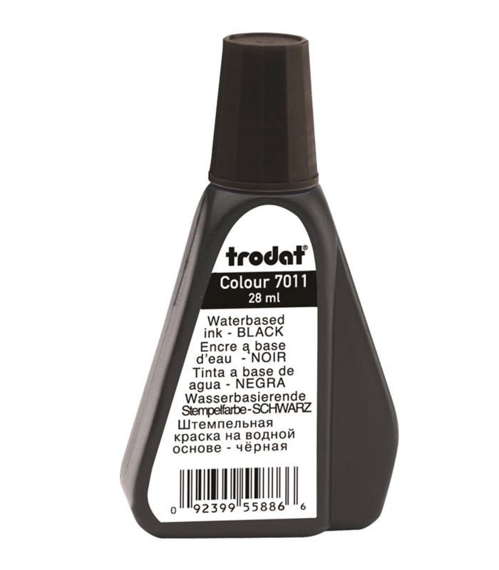 Encre pour tampon noir 28ml R.55886