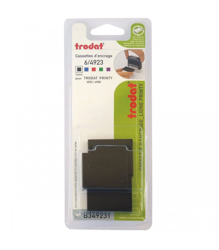 Cassette encrage 6/4923 noir pour 4923/4930 XXX
