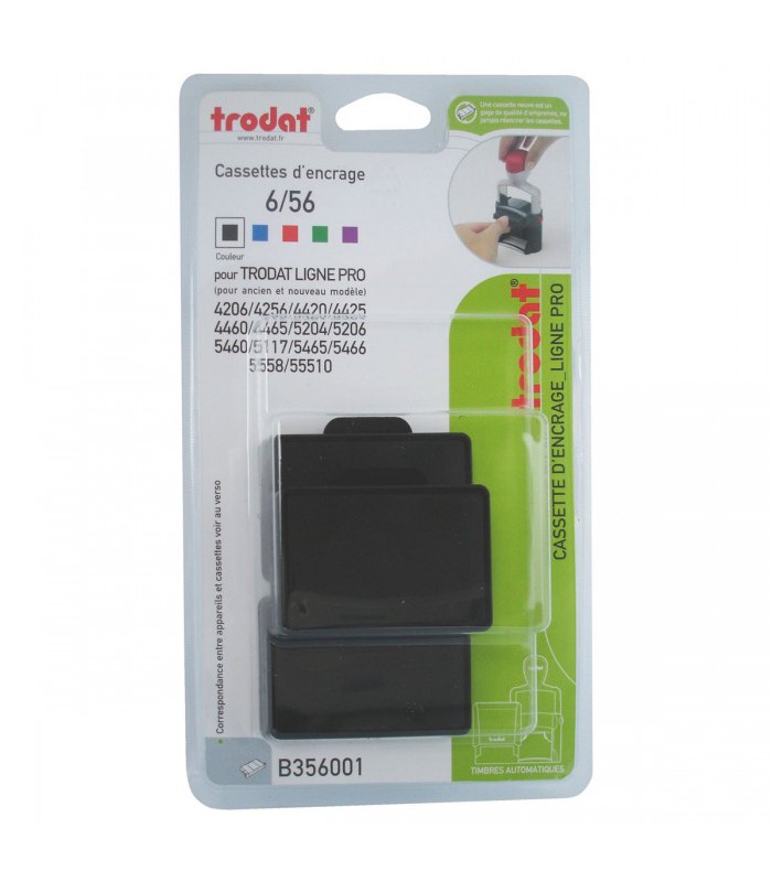 Cassette encrage 6/56 bleu pour 5204-5206-5460-5117-5558-55510-5465