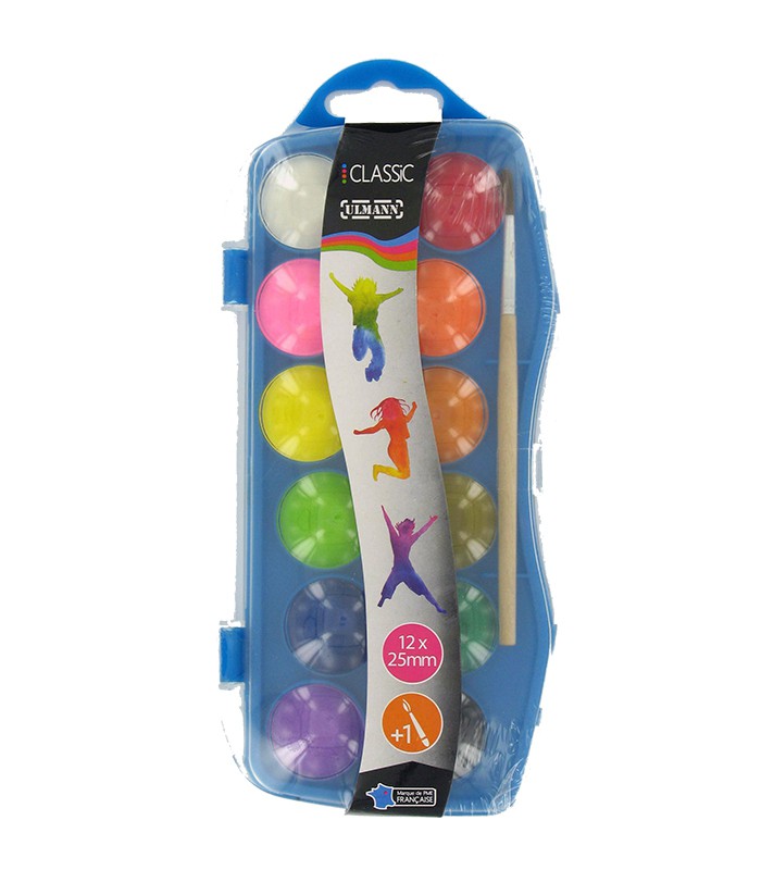 Aquarelle 12 pastilles + pinceau  R.3703976