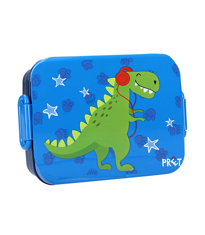 Boîte goûter Pret dinosaure bleu R.428-3059