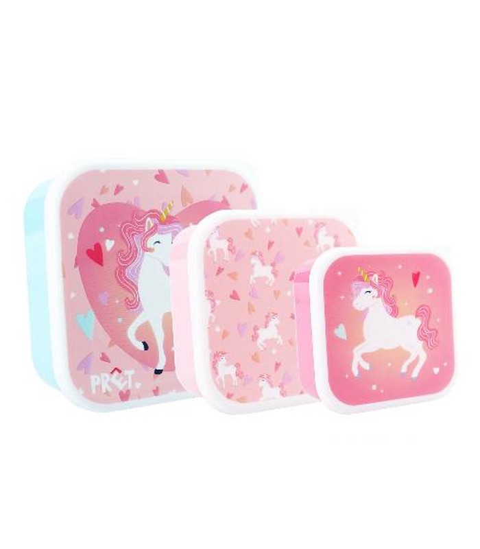 Boîtes goûter x3 Prêt licornes fresh bites R.428-00435