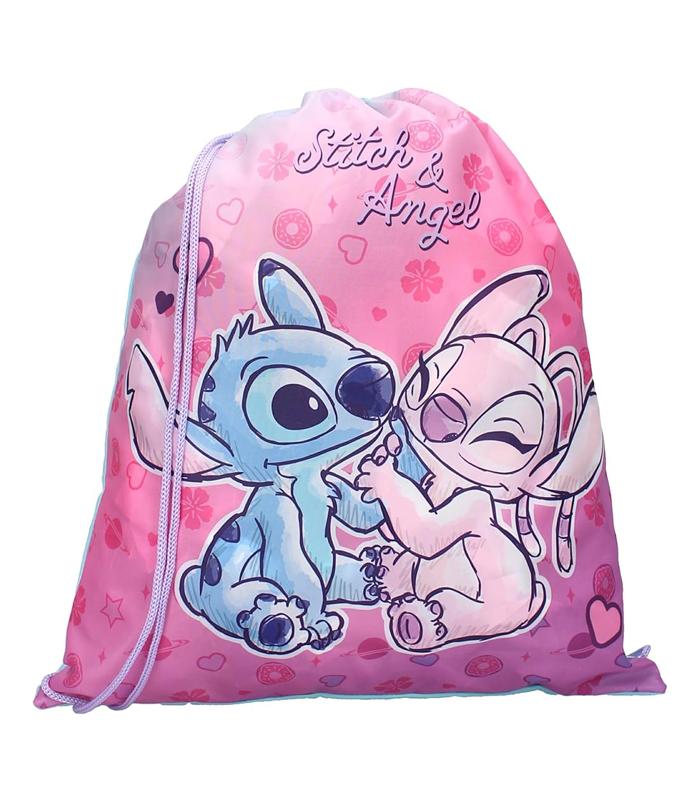 Sac de piscine Stitch hello cutie bleu R.795-4478