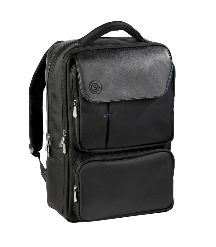 Sac à dos moyen modèle Saint martin 2 compartiments noir R.775685-33 
