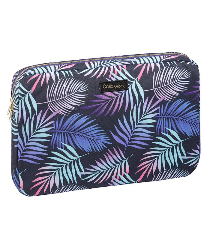 Housse 38.5x26x4cm  PC 15'' Tropical night fleuri R.751322-26