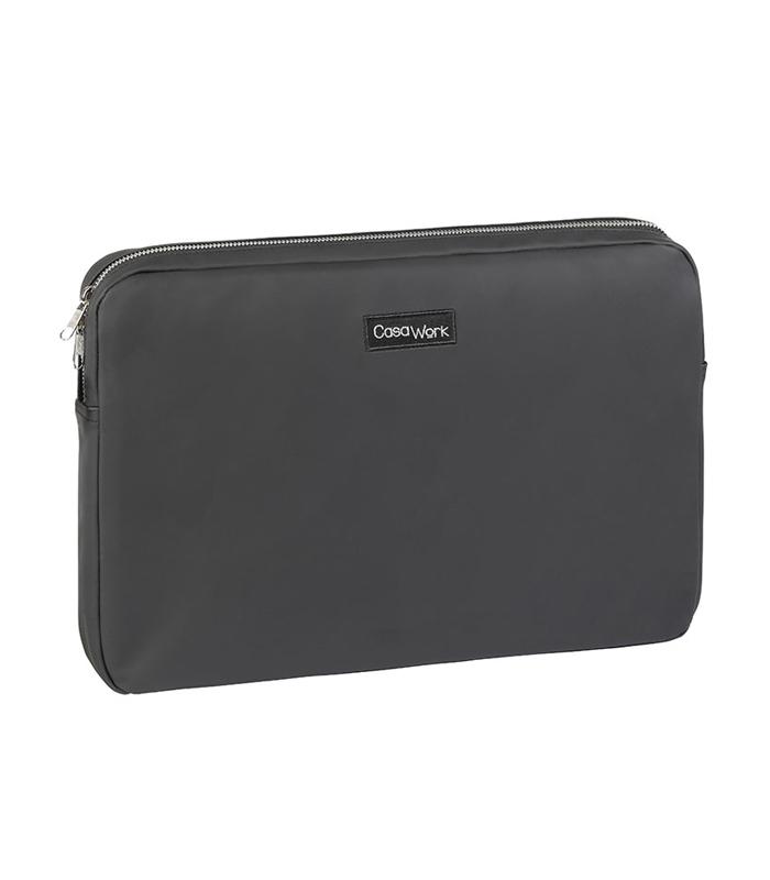 Housse 38.5x26x4.5cm  PC 15'' Casawork gomme noire R.751357-26