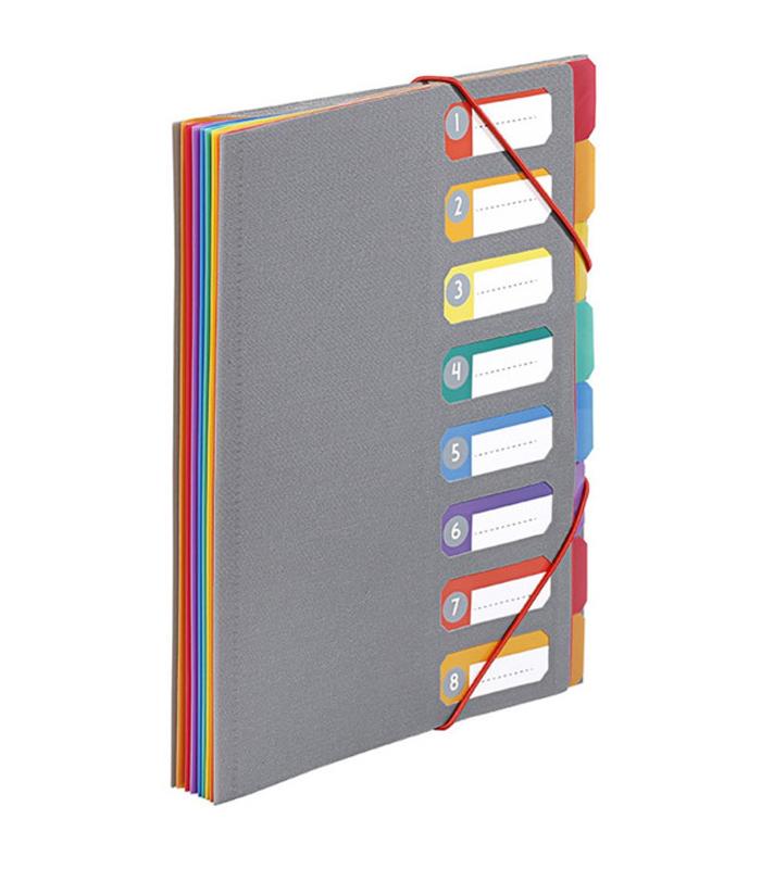 Trieur A4 12 compartiments PP rainbow touch  R.990917-02