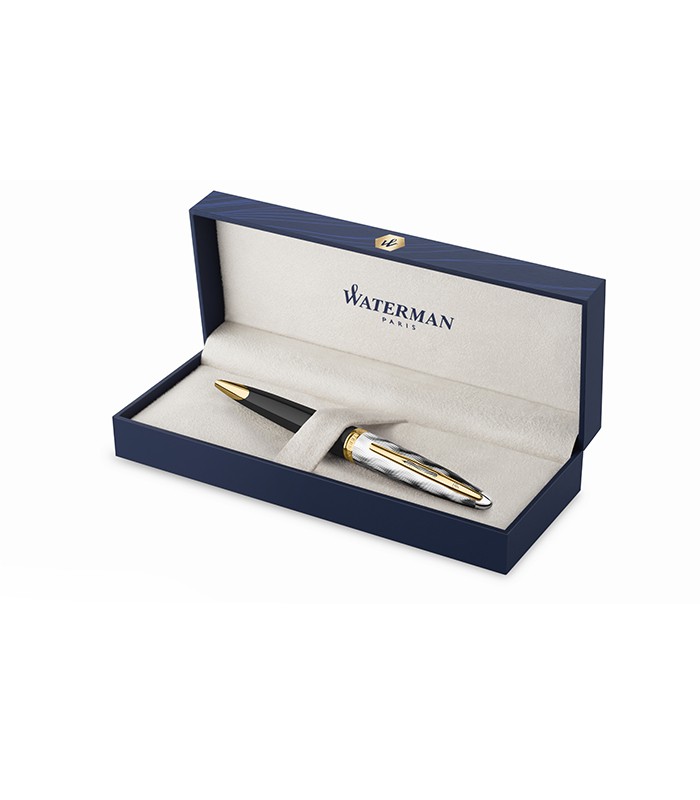 Stylo bille WATERMAN Carène Reflection of Paris noir M R.WM2200946