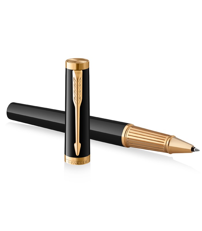Stylo roller PARKER Ingenuity noir/doré  F R.PK2182007