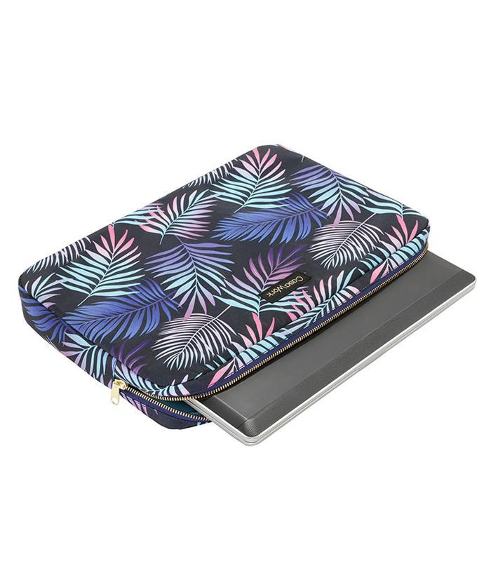 Housse 38.5x26x4cm  PC 15'' Tropical night fleuri R.751322-26