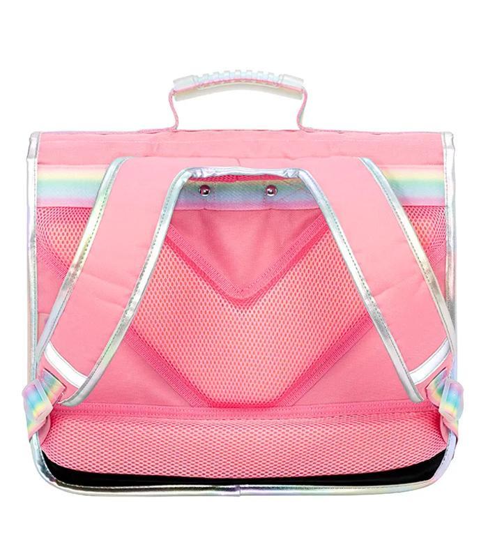 Cartable moyen modèle licorne 2 compartiments rose R.328431-26