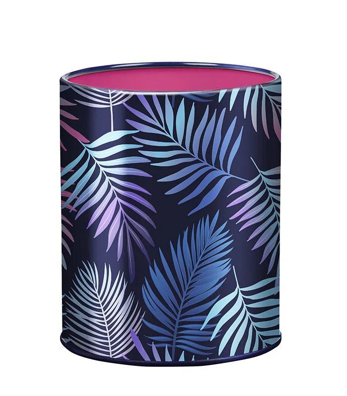 Pot à crayons tropical en métal imprimé R.099464-01