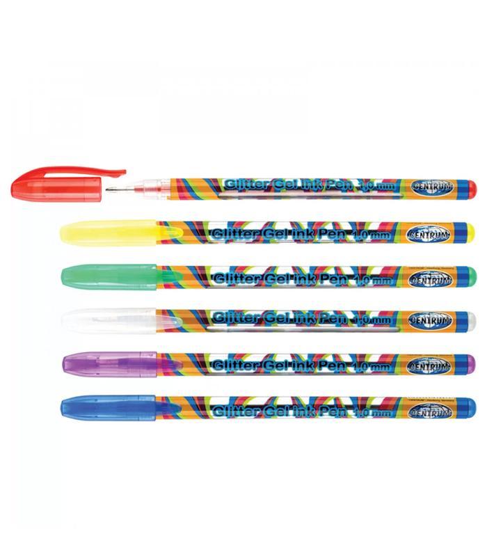 Stylo bille gel 1.0mm couleurs brillantes boîte de 6 R.83885