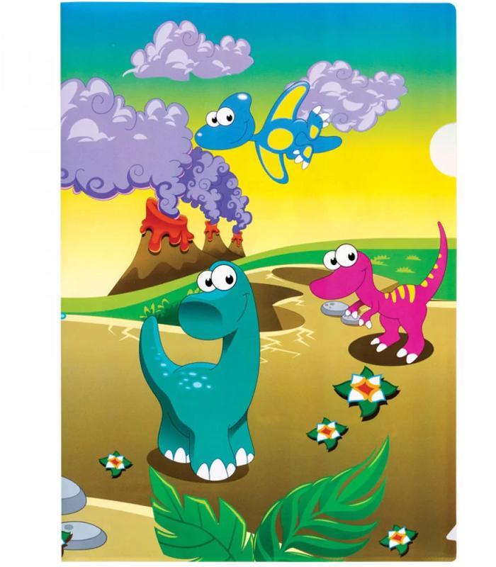 Pochette A4 plastique dinosaures R.88820