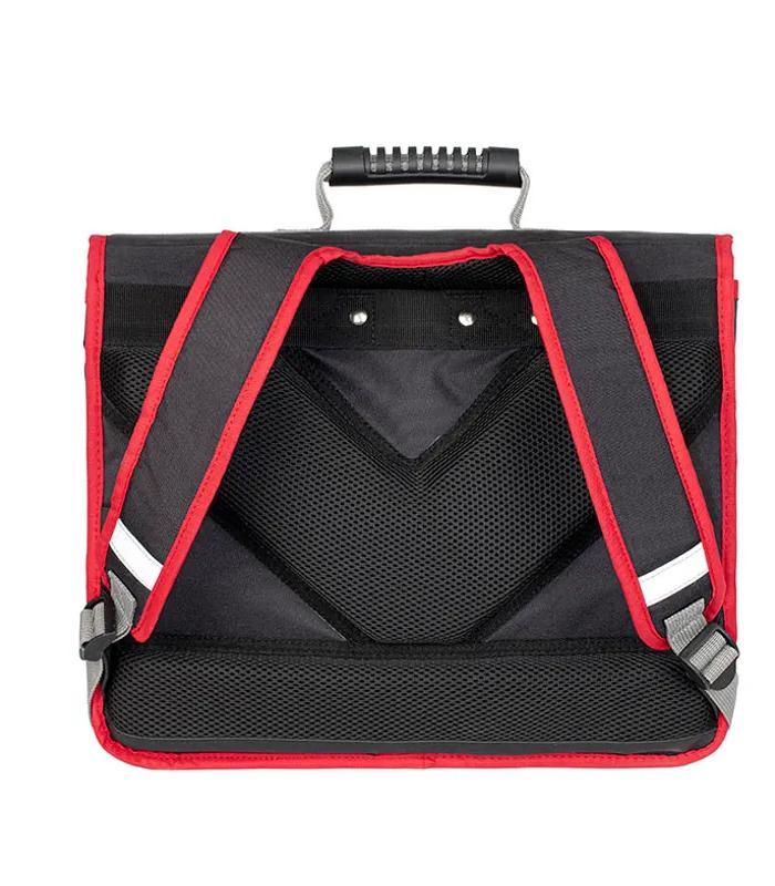 Cartable moyen modèle Manga car 2 compartiments noir R.099928-01