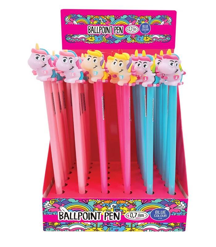Stylo bille 0.7mm bleu licorne R.89989