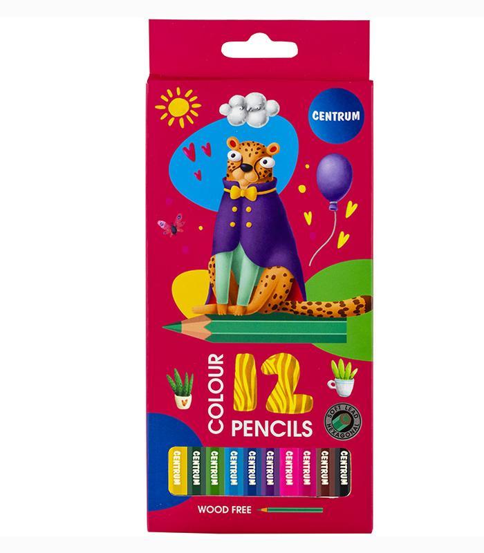 Crayons couleur boîte de 12 Safari R.80801