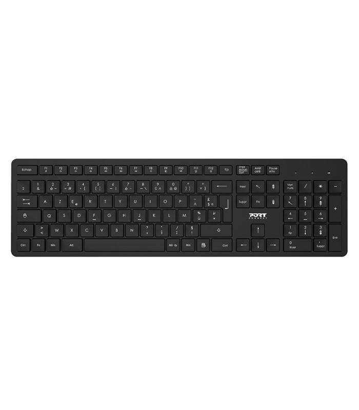Clavier + Souris Sans Fil Port Designs Pack Essentiel