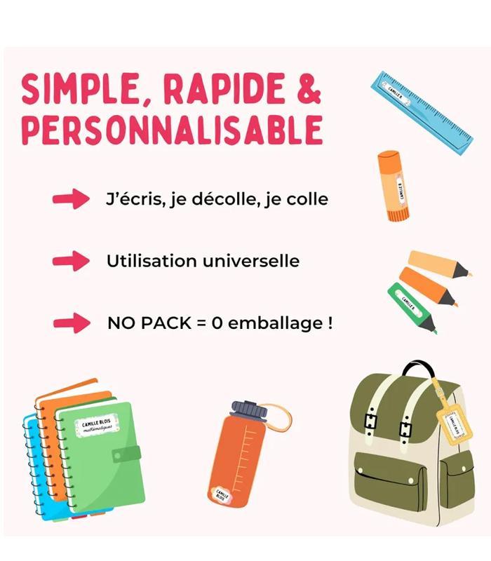 Etiquettes scolaire x12 primaire R.GNP-RDCPRIM