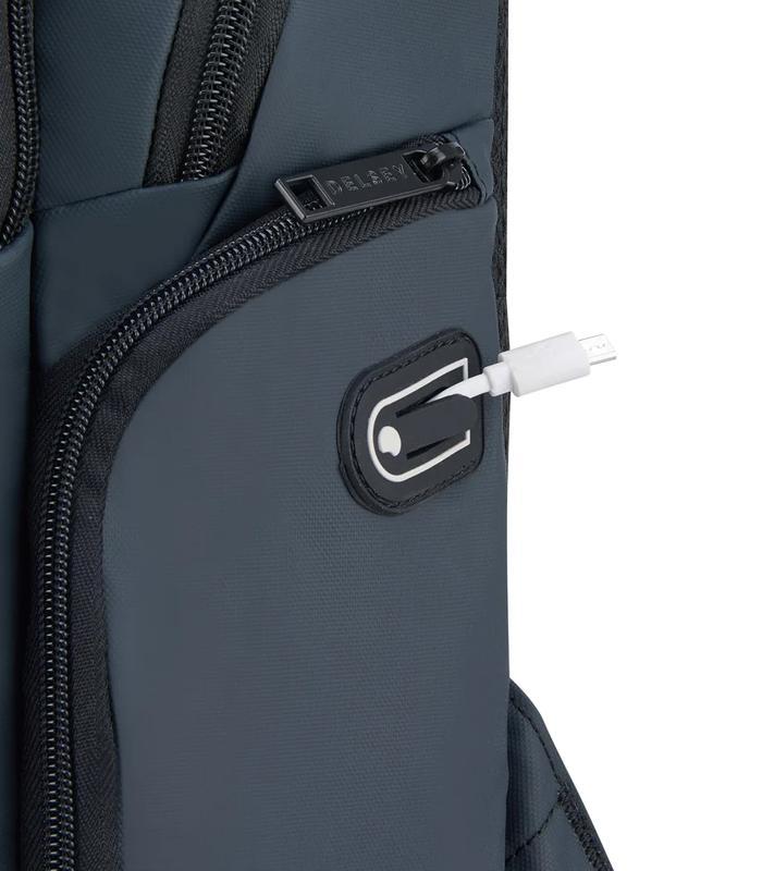 Sac à dos 28x390x14cm Parvis Plus gris résistant eau R.00394460811