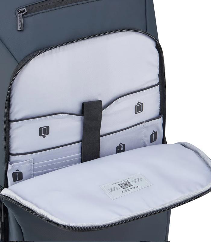 Sac à dos 28x390x14cm Parvis Plus gris résistant eau R.00394460811