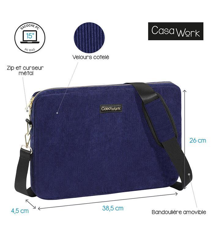Sac à déjeuner goûter origins bleu electrique + bandoulière R.872108