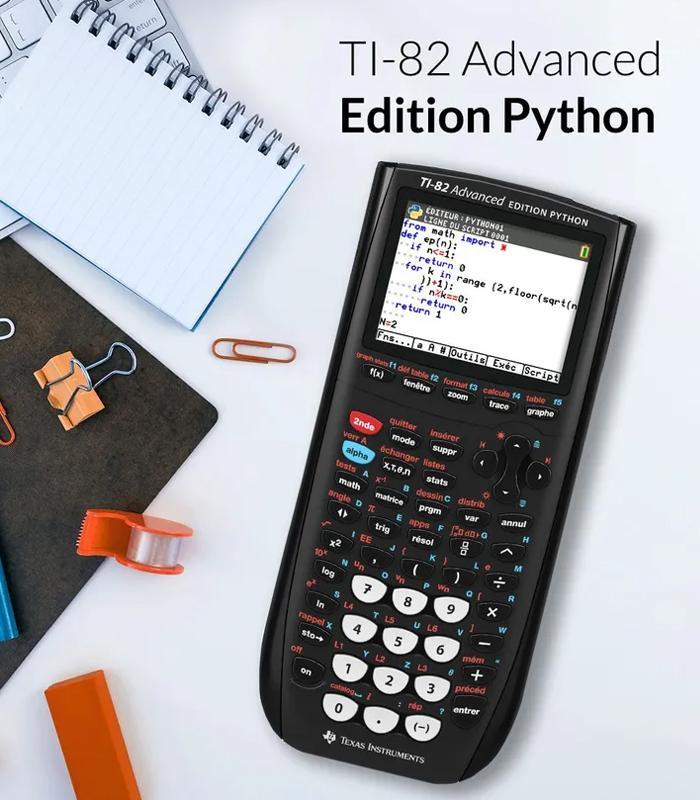 Calculatrice graphique TI 82 Advanced Édition Python