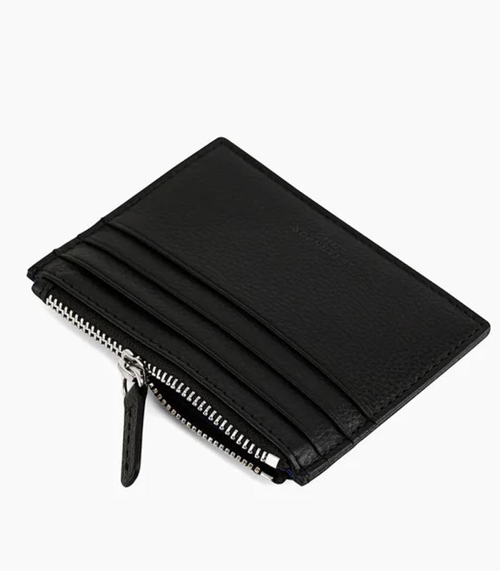Porte cartes 10.5x8cm Charles zippé cuir grainé R.TCHA3550ASS