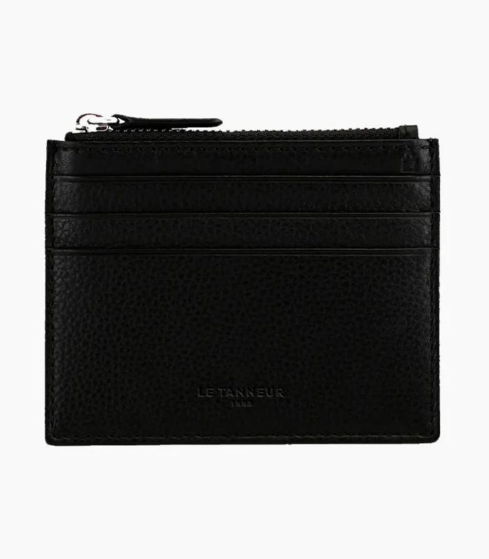 Porte cartes 10.5x8cm Charles zippé cuir grainé R.TCHA3550ASS