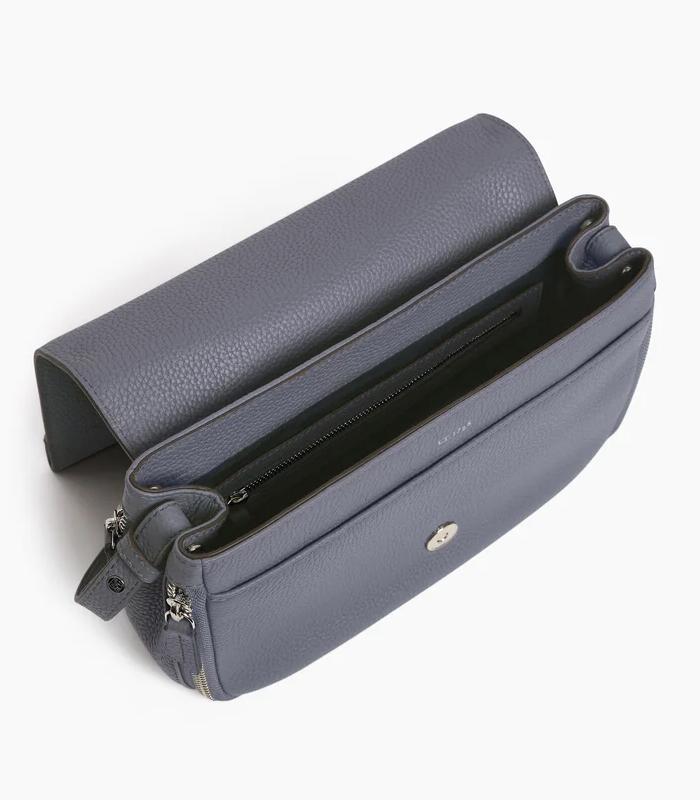 Sac besace porté épaule 26x16x8 cm Aurore cuir grainé R.TAUR1200ASS