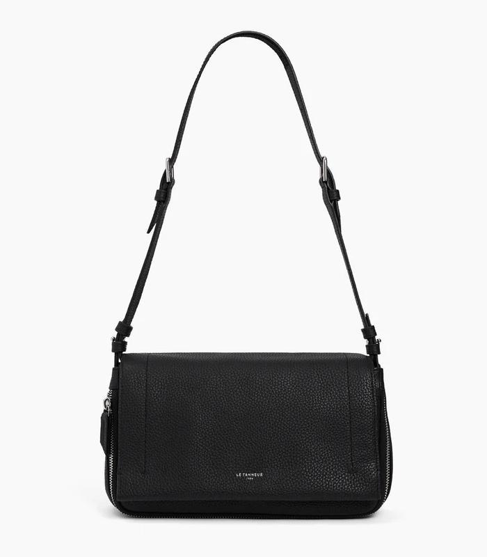 Sac besace porté épaule 26x16x8 cm Aurore cuir grainé R.TAUR1200ASS
