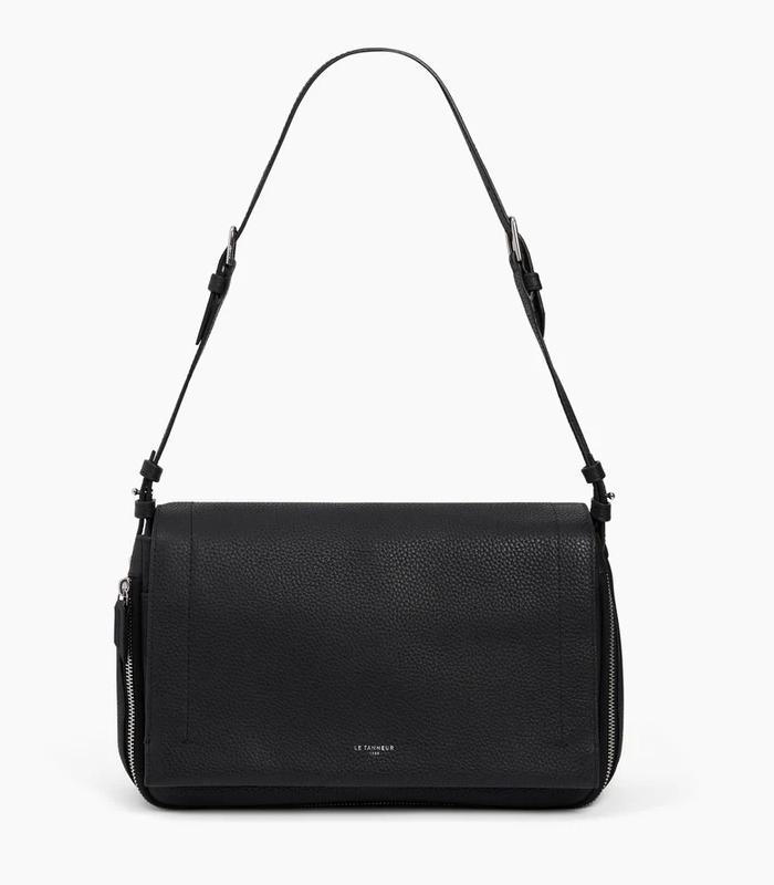 Sac besace porté épaule 30x19x10 cm Aurore cuir grainé R.TAUR1210ASS