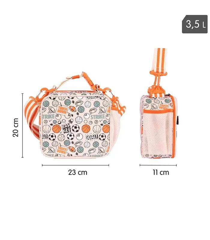 Sac isotherme 3 boîtes alimentaires 3,5L Sports R.08806SPT